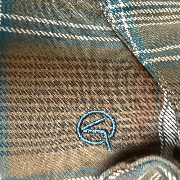 VANS Shirt Mens Sz XL Flannel Plaid Light Button Down Off the Wall - Picture 8 of 14